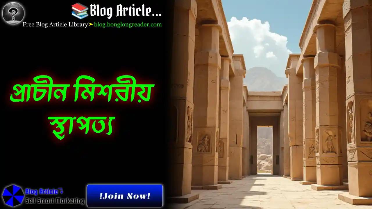 Ancient Egyptian Architecture(প্রাচীন মিশরীয় স্থাপত্য)